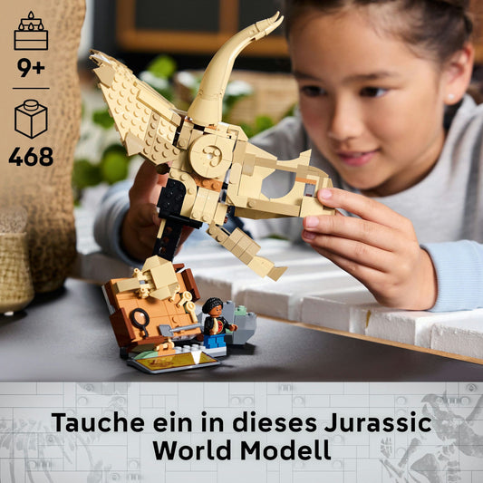 LEGO Jurassic World 76969 Triceratops-Schädel, 468 Teile