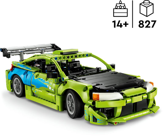 LEGO Technic Fast & Furious Mitsubishi Eclipse 42229, 827 Teile