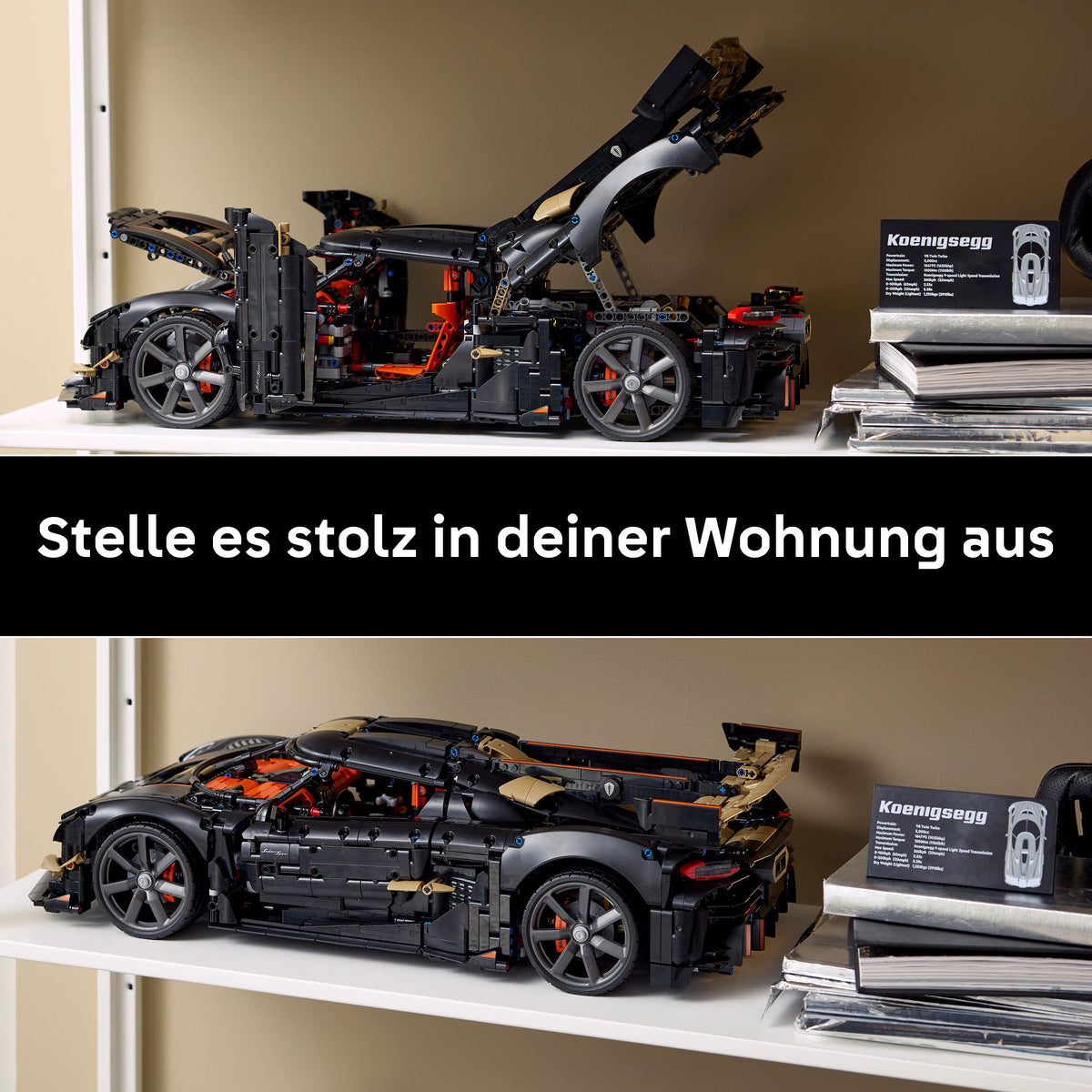 LEGO Technic Koenigsegg Sadair’s Spear Hypercar, 4.104 Teile