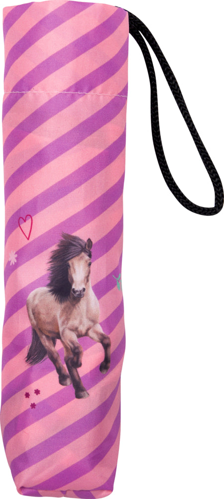 Taschenschirm Pferdefreunde – Ø 98 cm, kompakt & leicht