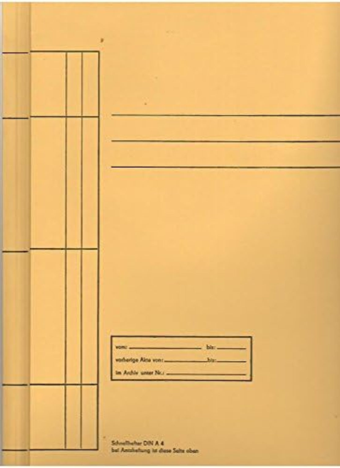 Idena Premium Schnellhefter A4 - Robuste 250g Qualität in Gelb