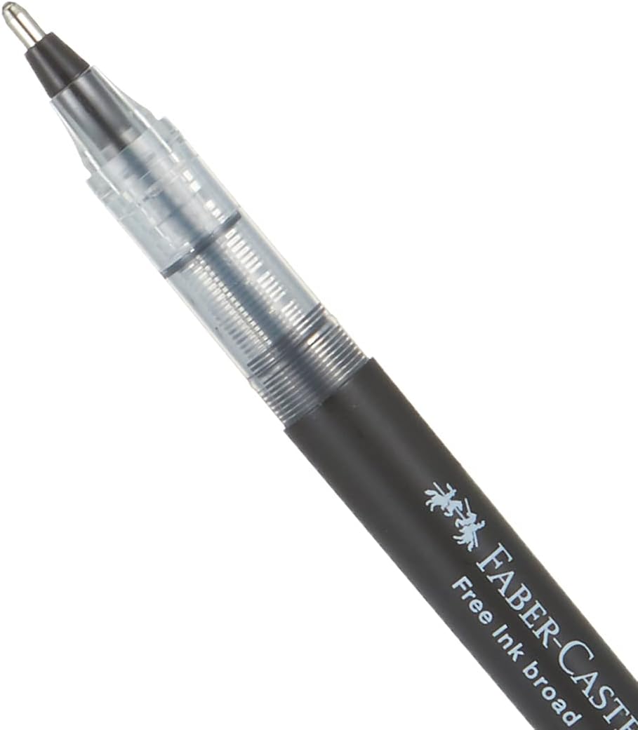 FABER-CASTELL Free Ink Tintenroller 1,5mm grau schwarz