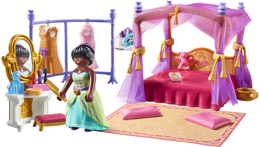 PLAYMOBIL 71847 Prinzessinnen-Schlafzimmer, 57 Teile