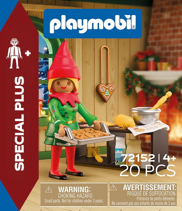 Weihnachtself mit Plätzchen