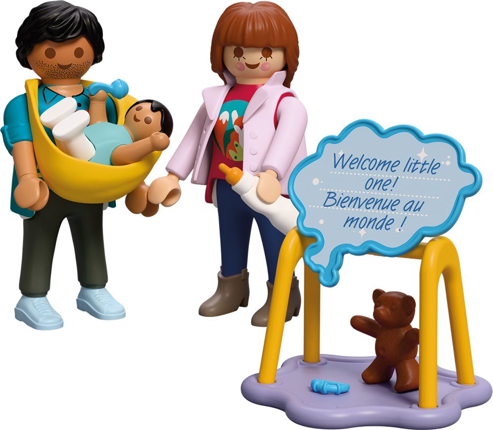 PLAYMOBIL Geburt – Familien-Spielset mit Baby & Zubehör