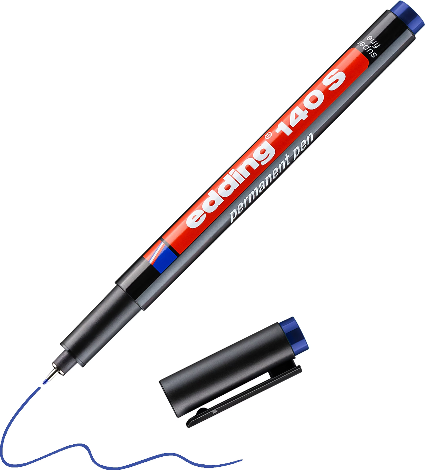 edding 140 S Folienschreiber blau – Rundspitze 0,3 mm