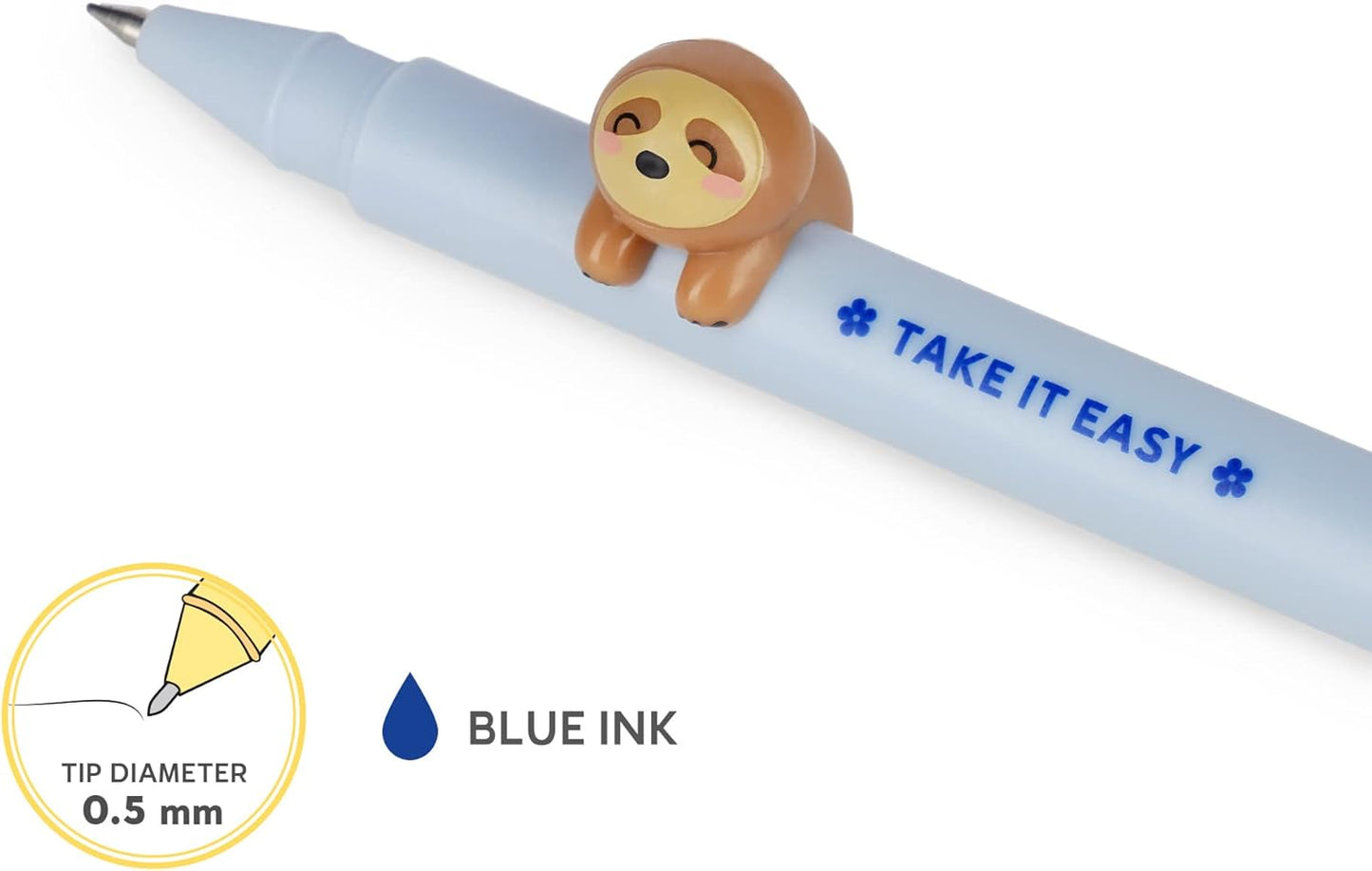 LEGAMI Erasable Gel Pen Lovely Friends Faultier – Löschbar
