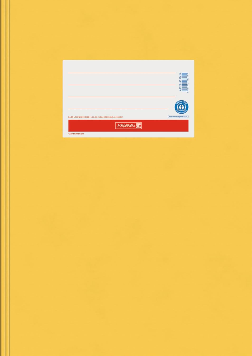 Premium Hefthülle A4 - Umweltfreundlich & Robust (Goldgelb)