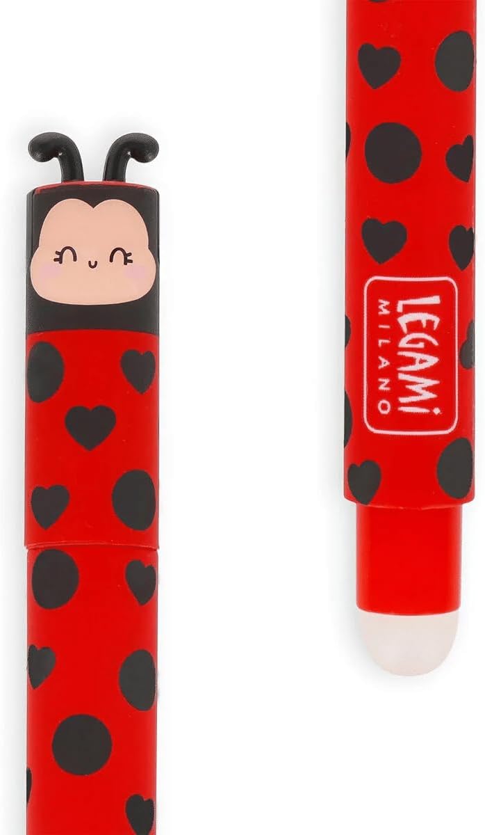 LEGAMI Erasable Gel Pen Löschbarer Gelstift – Ladybug