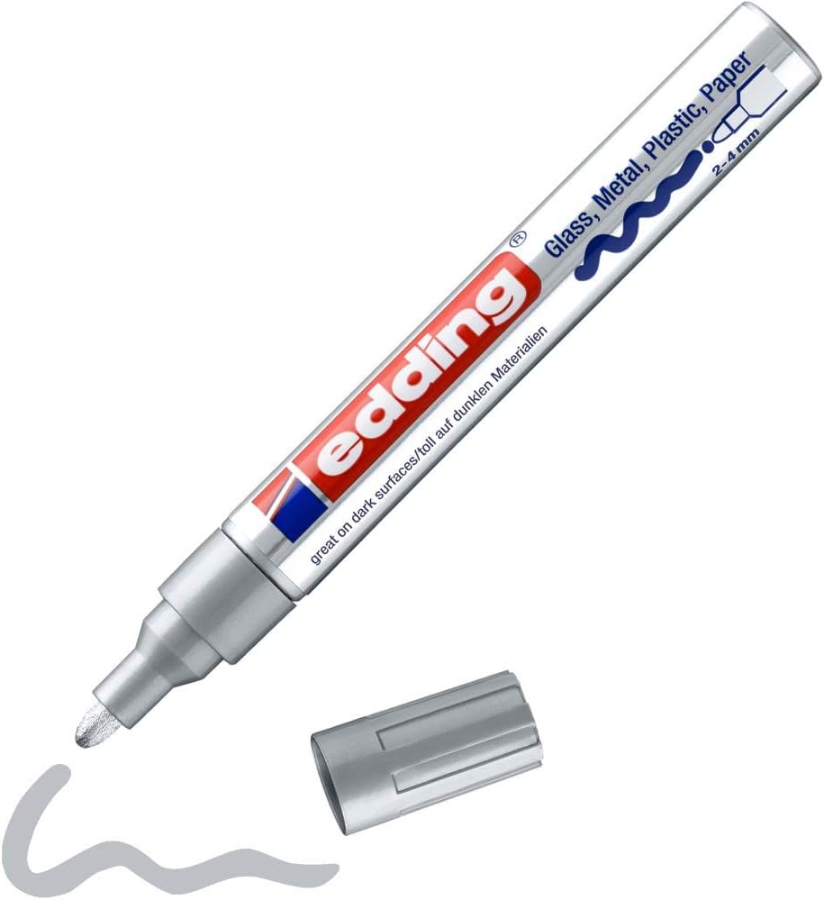 edding Glanzlackmarker 750 silber 2-4mm