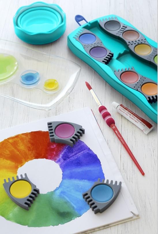 Faber-Castell Farbkasten Connector 12 Farben türkis