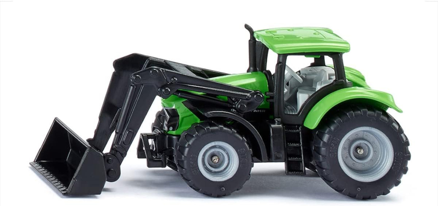 siku DEUTZ-FAHR Traktor mit Frontlader - Detailgetreues Spielzeugmodell