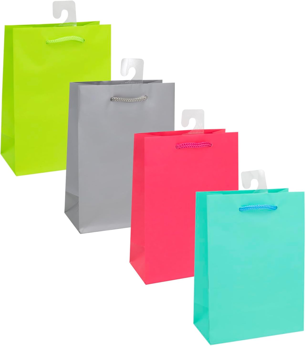 Idena Geschenktasche FSC Mix - 4er Set bunt sortiert 35x25x8cm - Papier 128g/m²