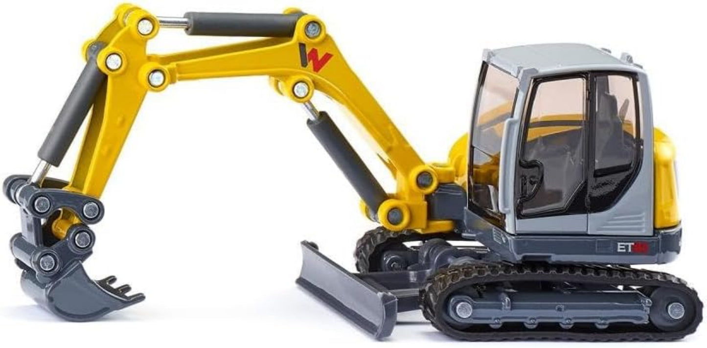 siku Wacker Neuson ET65 Kettenbagger - Detailgetreues Baufahrzeug Modell