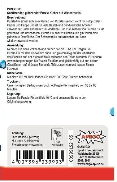 AMIGO Puzzlekleber Fix12, 100 ml – für 2x1000 Teile