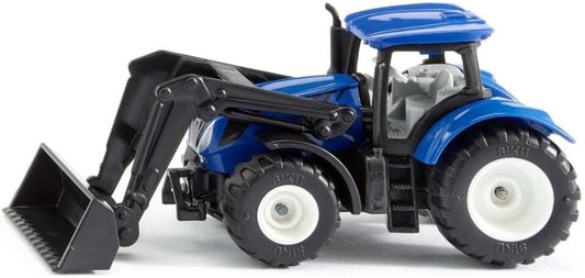 SIKU 1396 New Holland Traktor mit Frontlader - Detailgetreues Spielzeugmodell