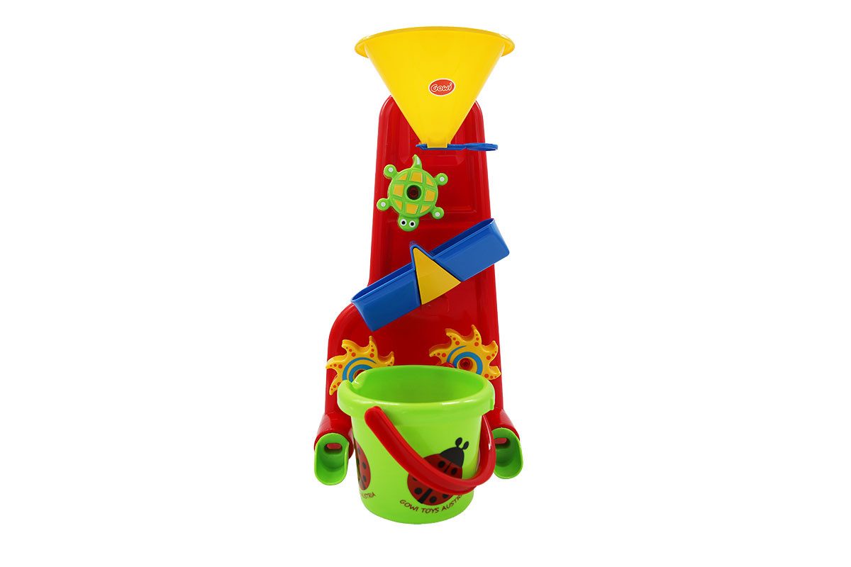 GOWI Jubiläums-Set Wassermühle & Eimer 14cm