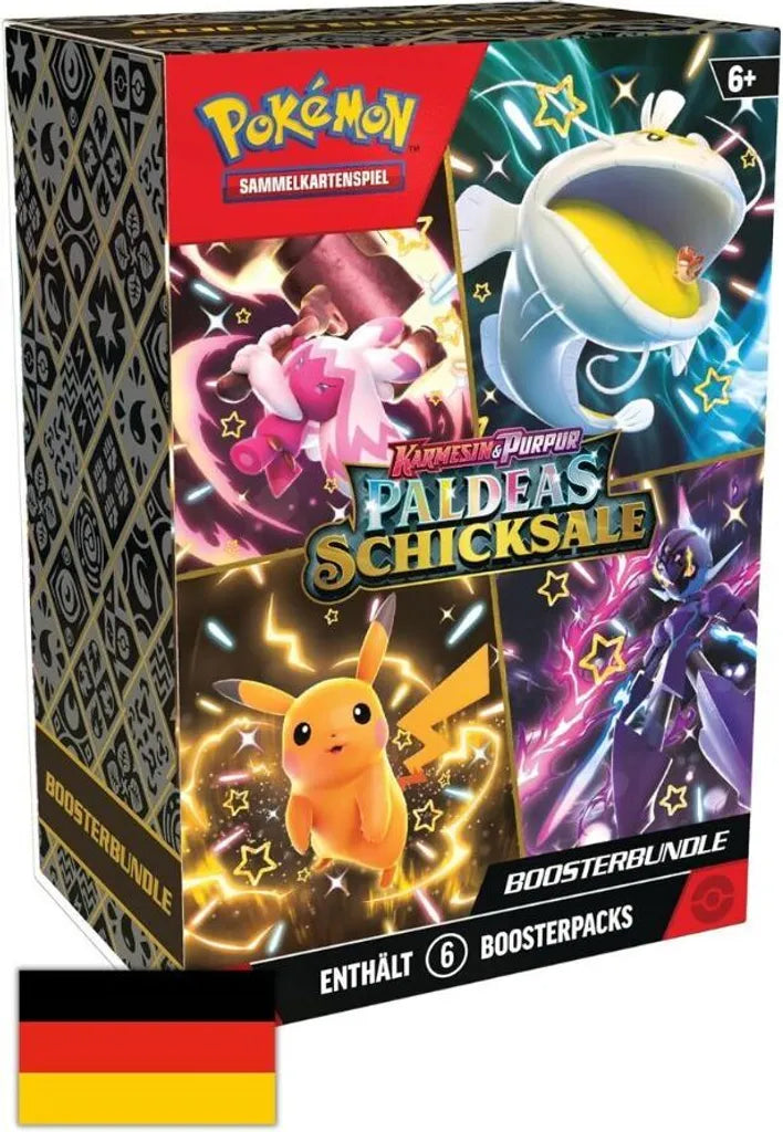 POKÉMON Sammelkarte TCG Karmesin & Purpur: Paldeas Schicksale - Booster Bundle Deutsch