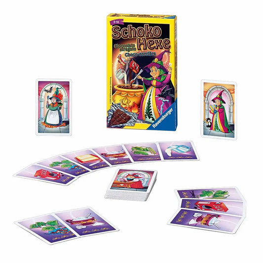 Ravensburger Schoko Hexe - Spannendes Reisespiel für unterwegs