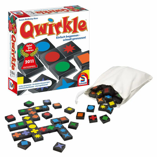 Schmidt Spiele Qwirkle Legespiel - Strategisches Familienspiel