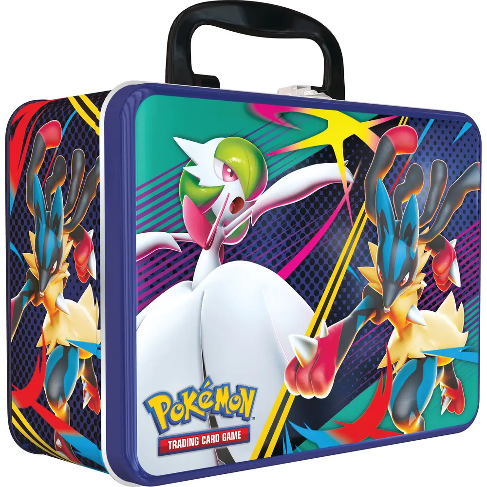 Pokémon Sammelkoffer 2025 mit 6 Booster Packs & Holo-Karten
