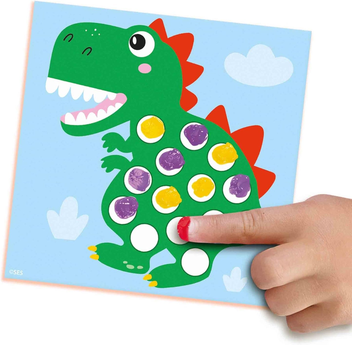 SES Creative My First Fingerabdruck Dinos - Fingermalset
