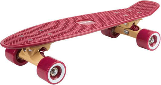 Retro Board Curve Burgundy - Premium Skateboard für Style & Performance