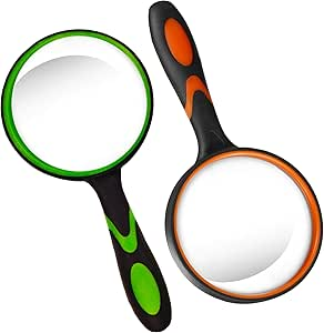 RHZXD Lupe 10x Vergrößerung -Handlupe für Kinder und Senioren