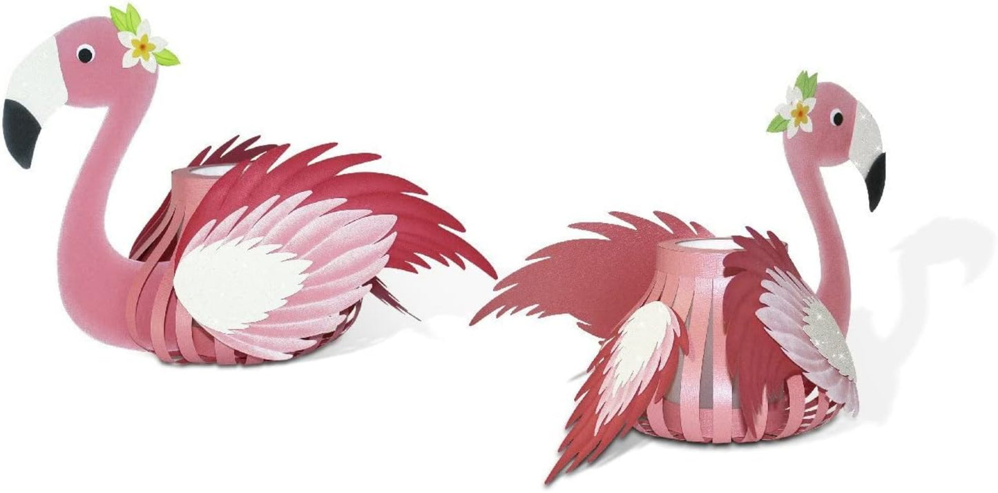 URSUS Laternen Bastelset Flamingo