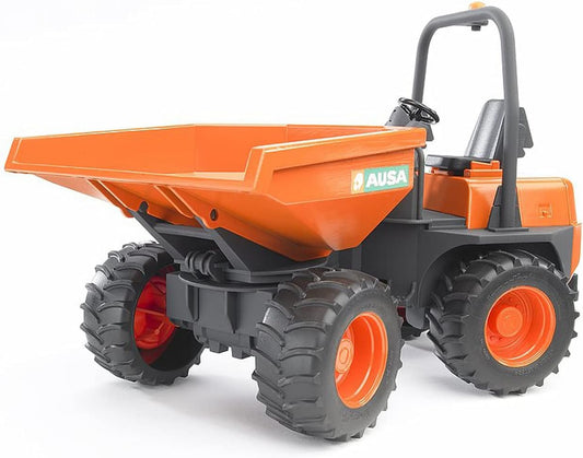 BRUDER AUSA Minidumper 1:16 - Originalgetreues Baufahrzeug mit Knicklenkung