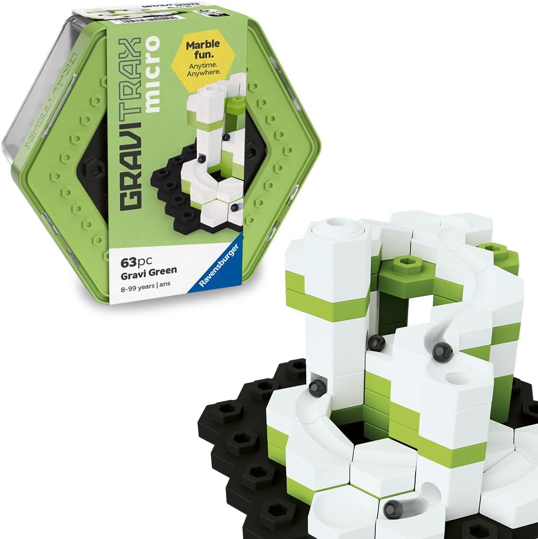 Ravensburger GraviTrax micro Gravi Green, 63 Teile