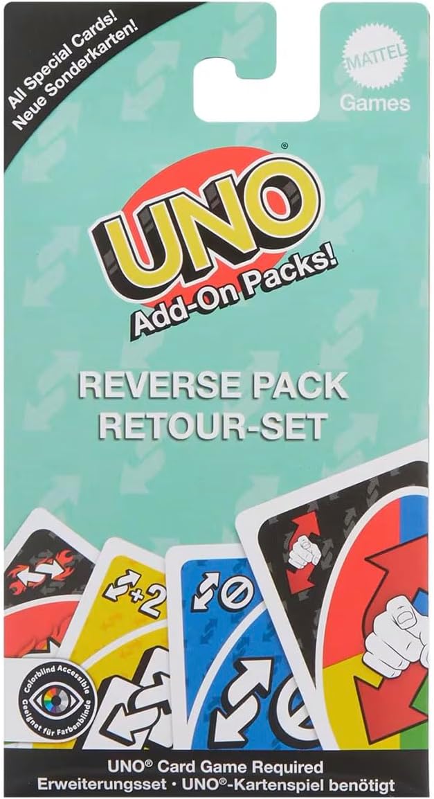 Mattel UNO Speed Pack - Rasante Erweiterung für noch mehr Spielspaß
