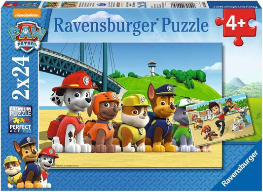 Ravensburger Heldenhafte Hunde Puzzle-Set - 2 x 24 Teile