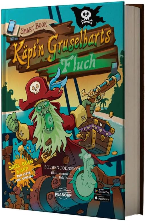 Die Schatzkarte – Piraten-Brettspiel, 2–4 Spieler ab 8 J.