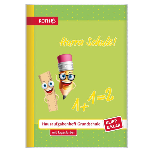 Roth Hausaufgabenheft Klipp & Klar - Das perfekte Grundschul-Organisationstalent DIN A5