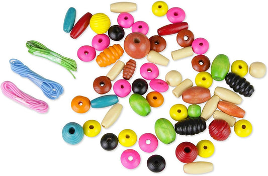 LENA Holzfädelperlen in Herzdose - Bastelset für Kinder ab 3