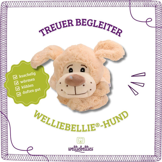 welliebellies® Wärmekuscheltier Hund groß - Made in Germany