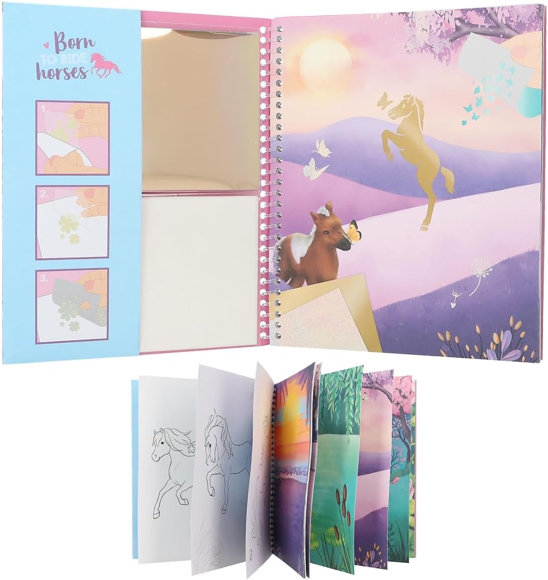 DEPESCHE Stickerbuch - Kreatives Stickern für Kinder