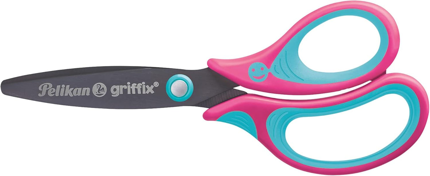 Pelikan griffix Kinderschere RH Lovely Pink – Titan-Nitrid
