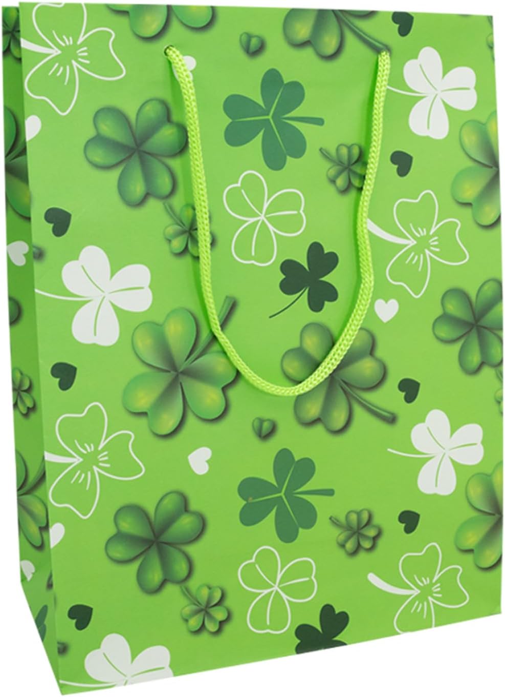 Geschenktasche Glücksklee grün 16x12x6cm - Idena