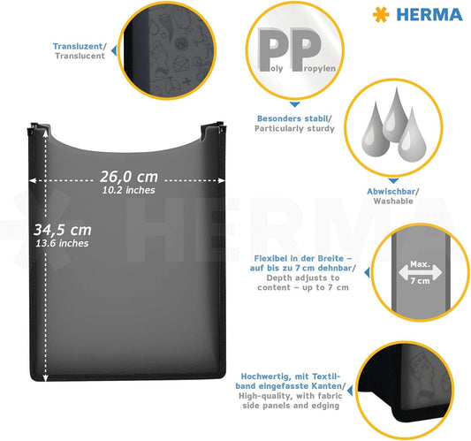 HERMA Flexible Heftbox transparent