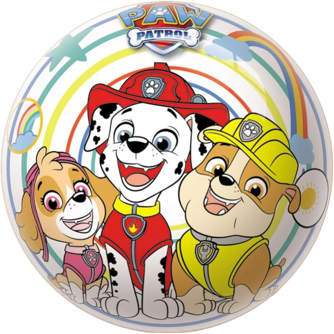 Happy People PAW PATROL Spielball 14 cm – Bio-Formel, rot