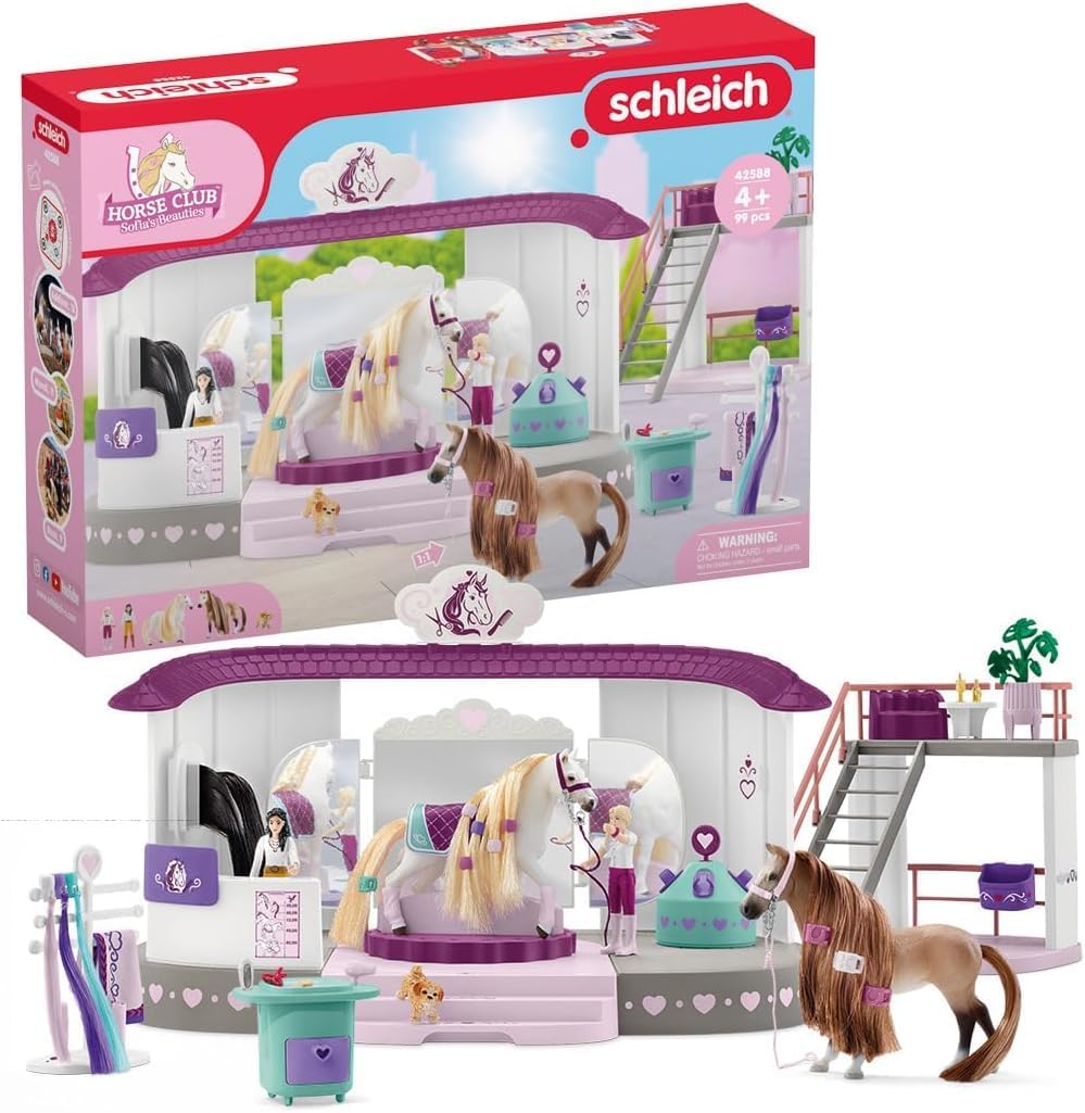 Schleich 42588 Horse Club Pferdestall-Set