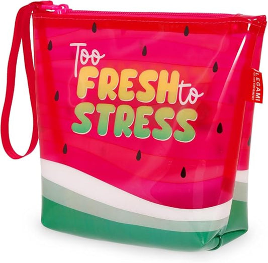 LEGAMI Beach Pouch Watermelon transparent 20x16 cm