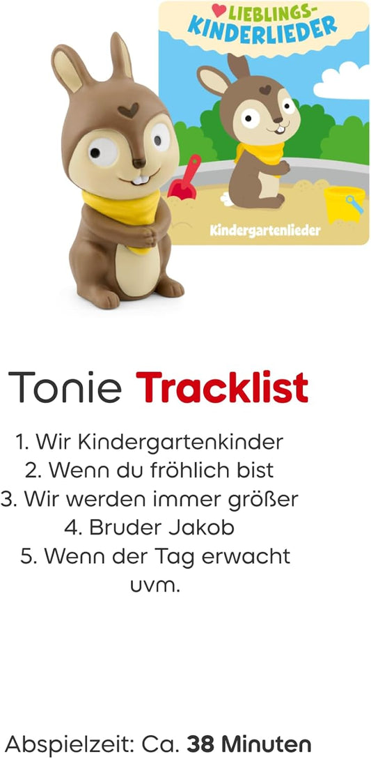 tonies Kindergartenlieder Tonie – 30 Lieder ab 1 Jahr