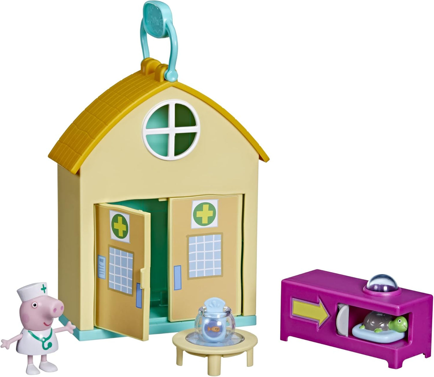 Hasbro Peppa Wutz Tierarzt Spielset - Interaktives Rollenspiel für Kinder