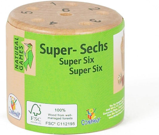 Natural Games - Rund um die 6 | Würfelspiel mit 36 Spielstäbchen