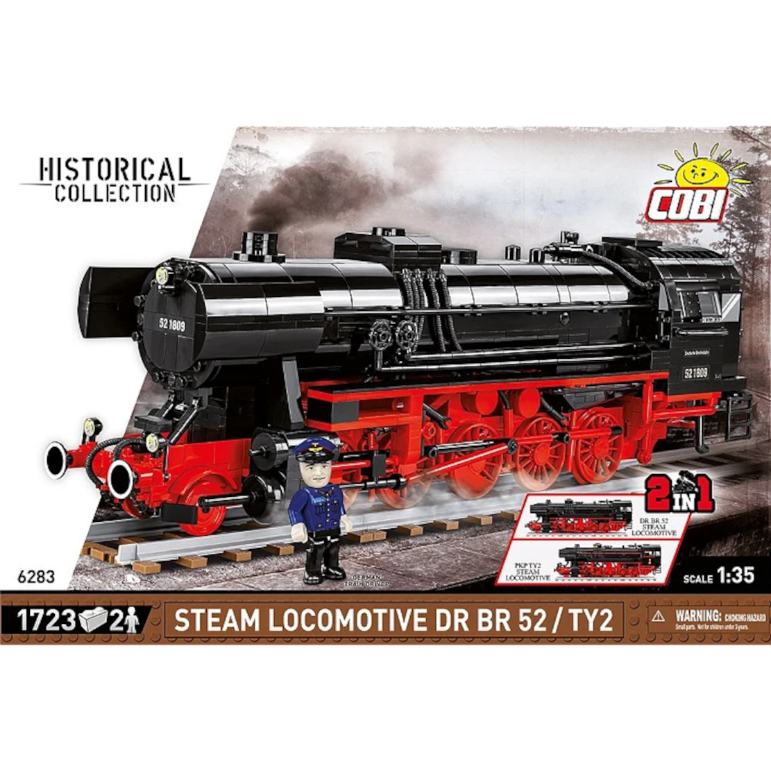 COBI DR BR 52 / Ty2 Dampflokomotive 2-in-1 (6283)
