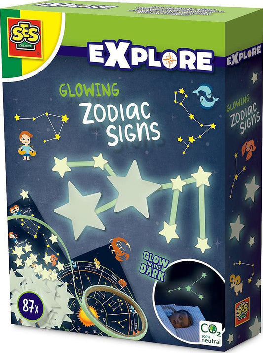 Ses Leuchtsterne - Leuchtende Sternzeichen, diverse Farben