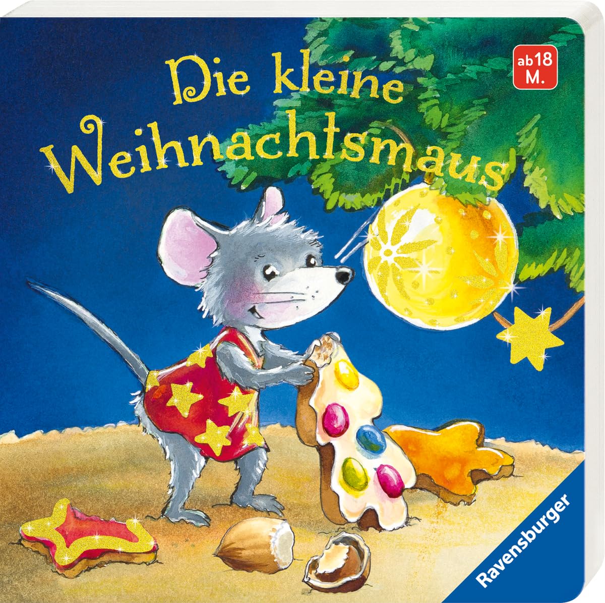 Ravensburger Die kleine Weihnachtsmaus – Bilderbuch ab 18 Monaten